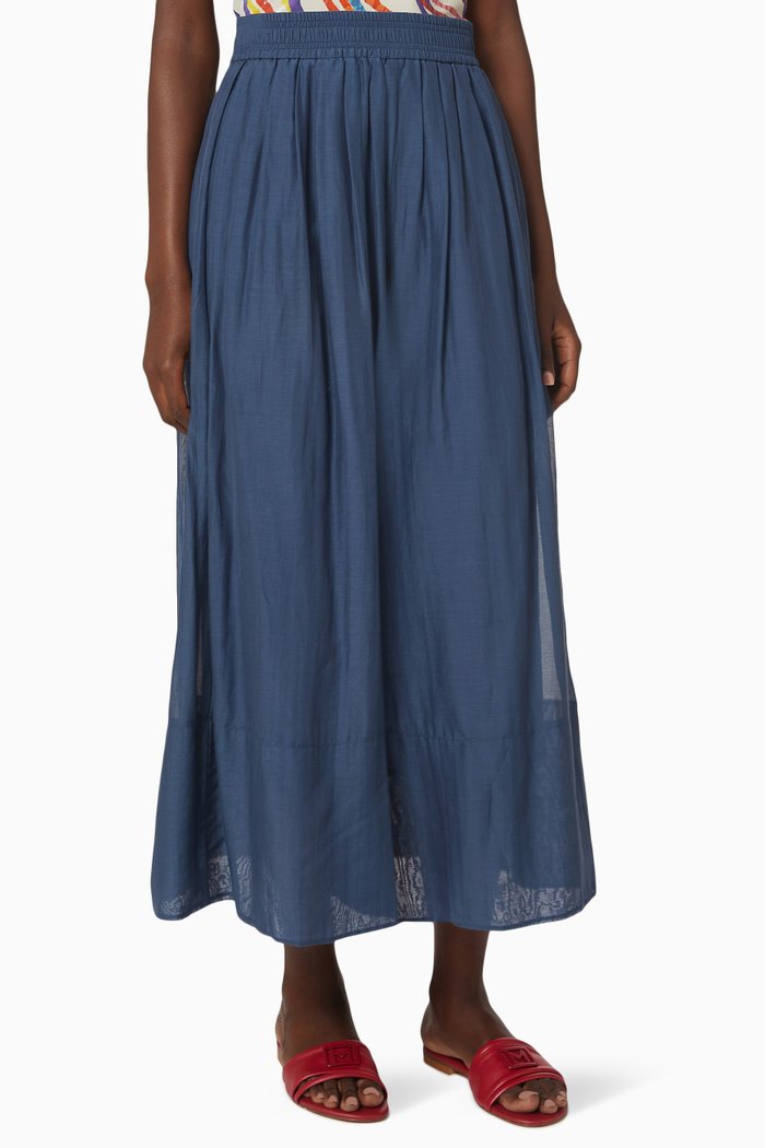 Zante Wide-leg Pants, Blue