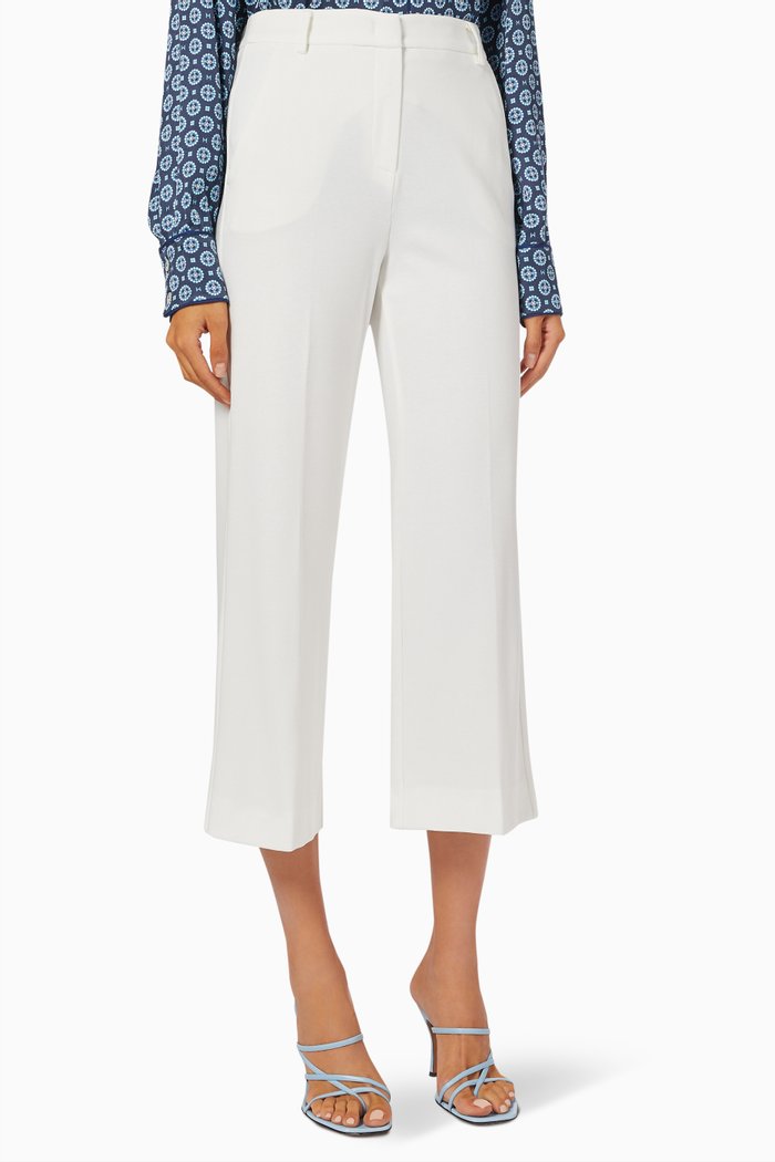Artista Pants in Stretch Viscose, White