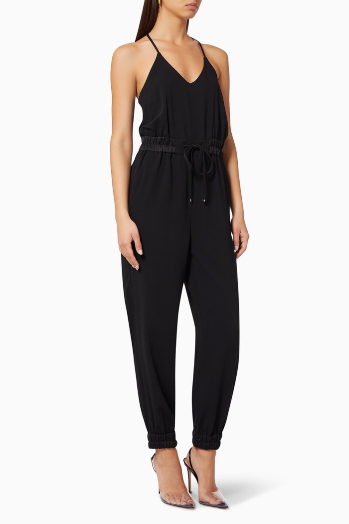 

Theodor Jumpsuit in Crepe, Black