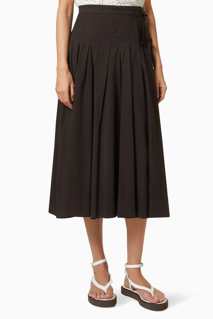 

Zampa Skirt in Cotton, Black