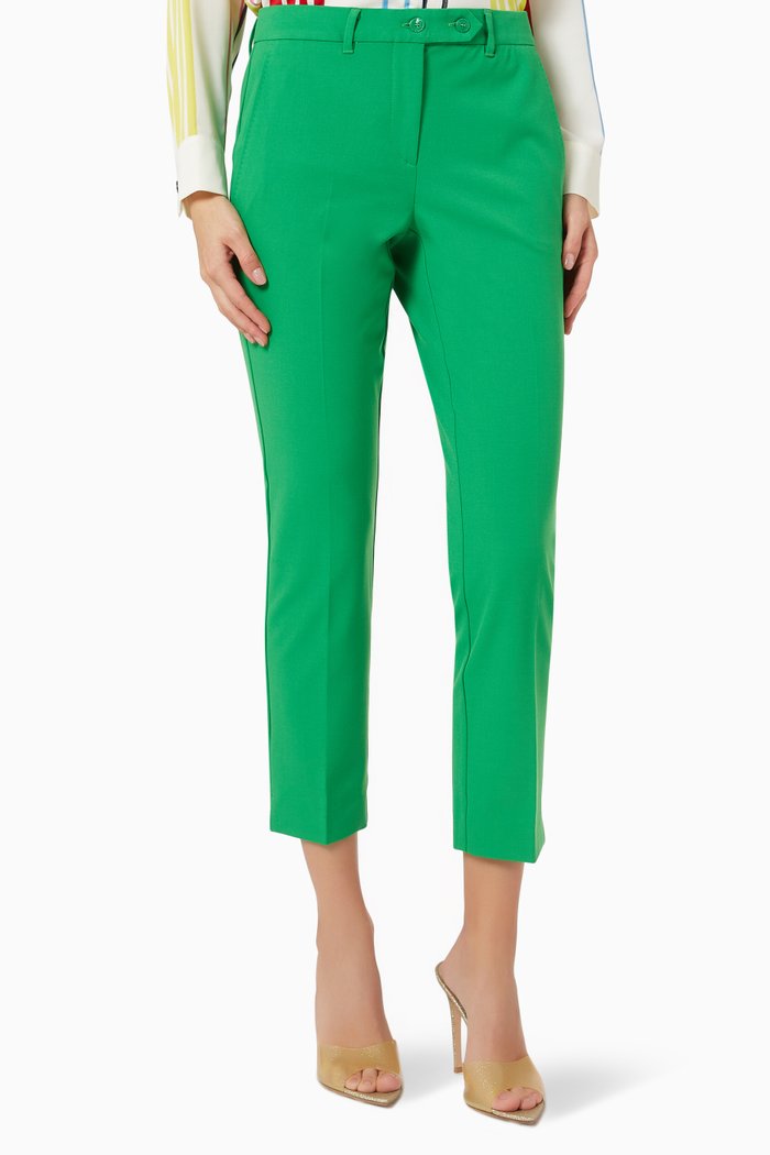 

Aprile Pants in Stretch Canvas, Green