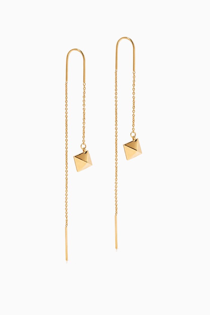 

Valentino Garavani Rockstud Drop Earrings, Gold