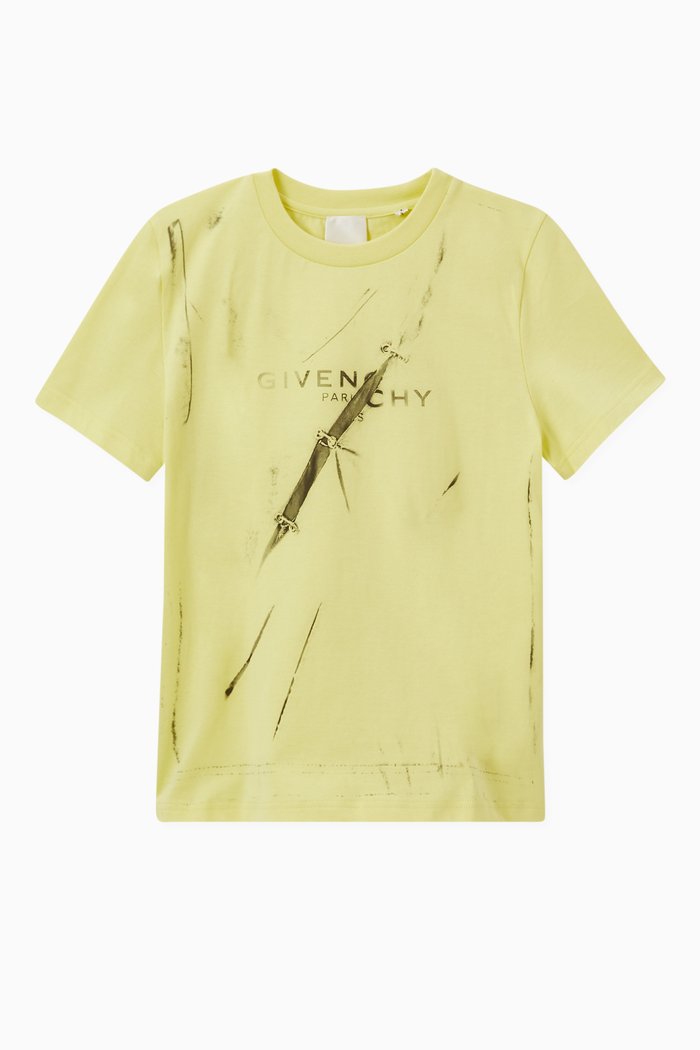 

Logo T-shirt in Jersey, Yellow