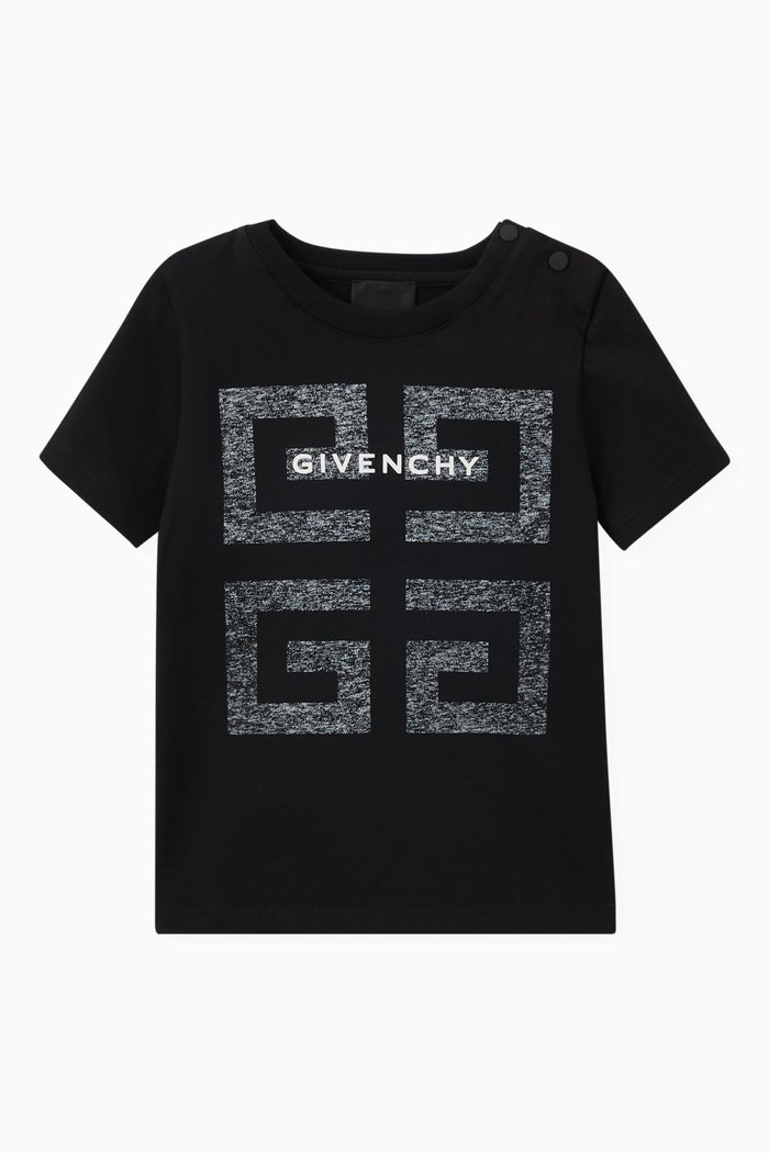 

Logo Print T-Shirt in Jersey, Black
