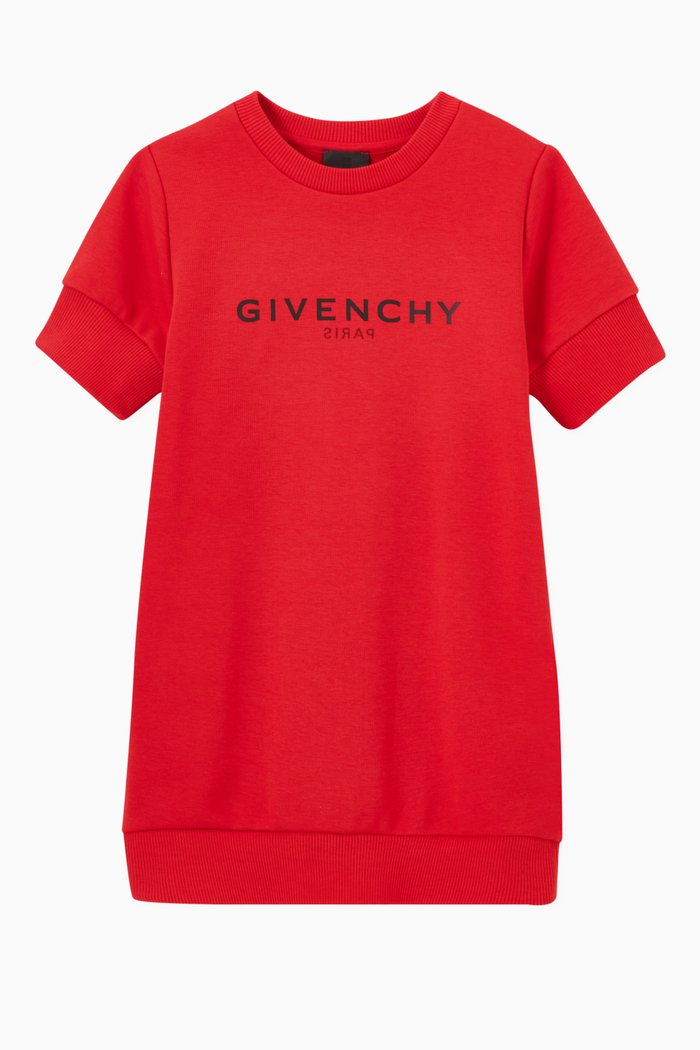

Logo T-shirt Dress in Jersey, Red