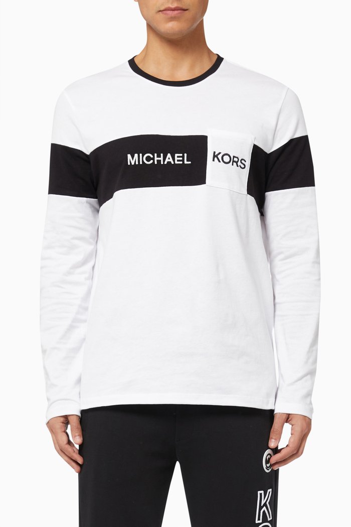 

Logo Stripe T-Shirt, White