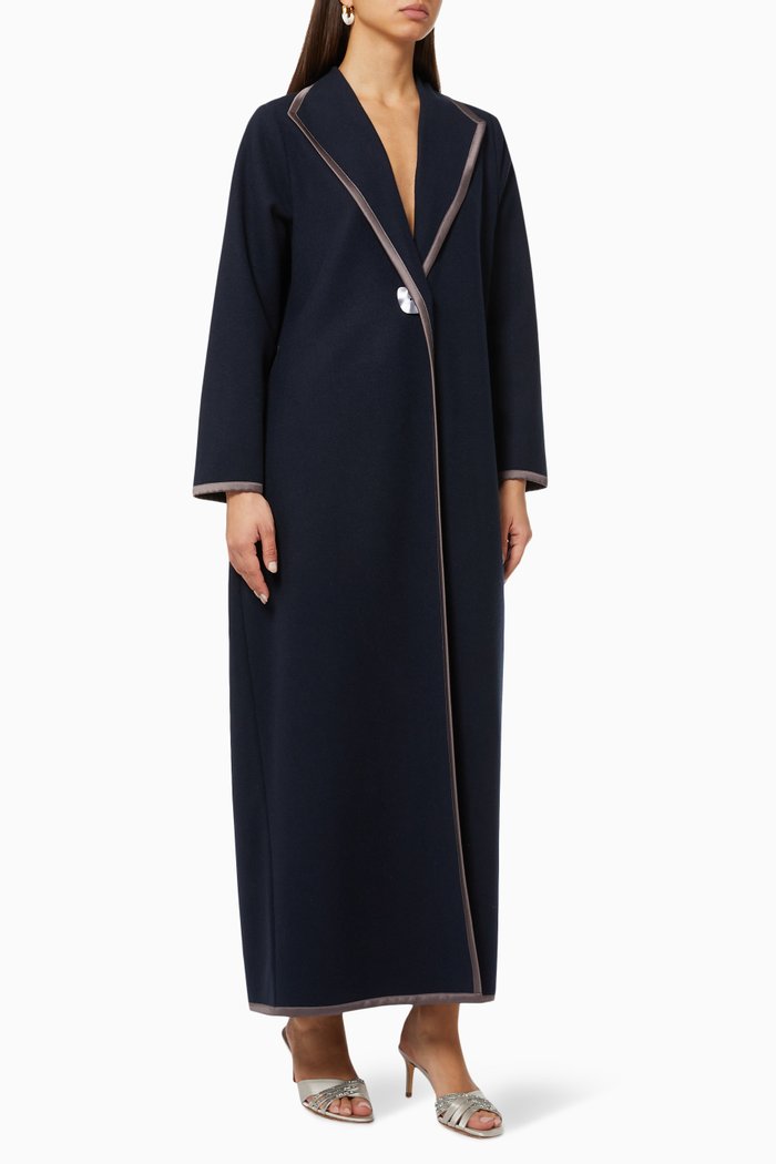 

Winter Coat Abaya, Blue