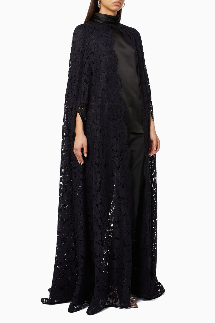 

Cape Abaya in Lace, Blue