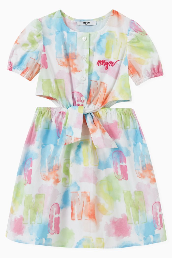 

Logo Dress in Jersey, Multicolour