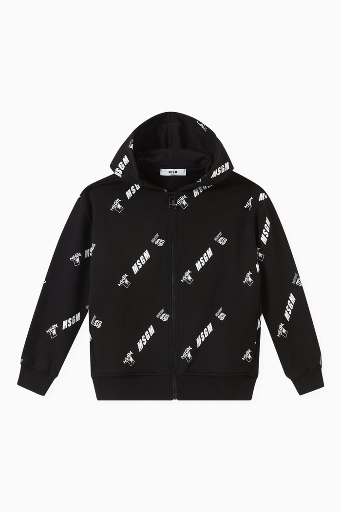 

Logo Hoodie in Cotton, Black