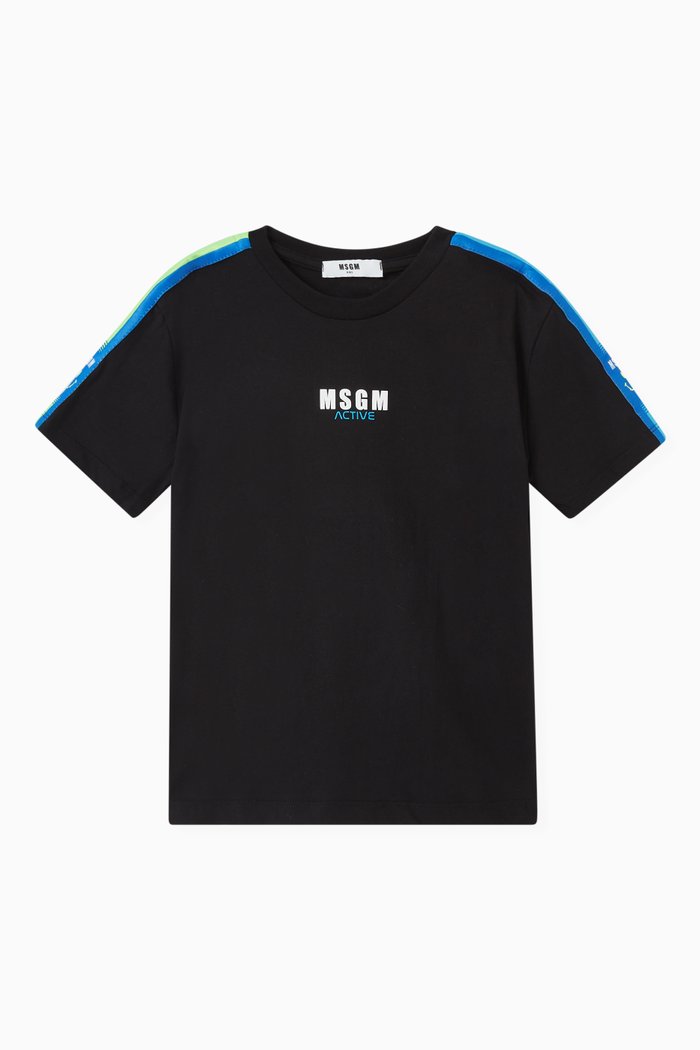 

Contrast Logo T-shirt in Cotton, Black