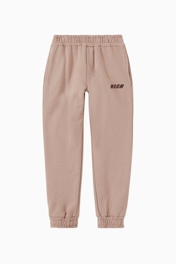 

Logo Joggers in Cotton, Neutral