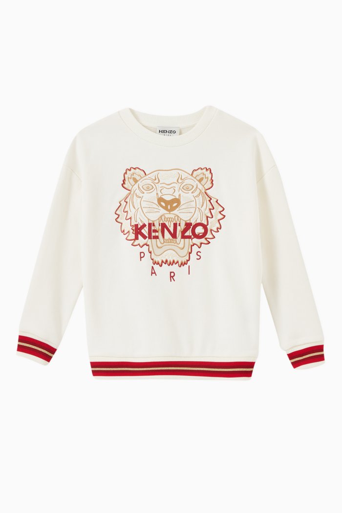 

Tiger Sweatshirt, White