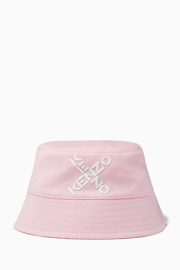 

Little X Bucket Hat, Pink