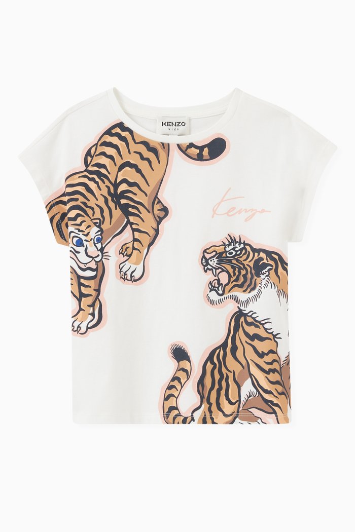 

Tiger T-shirt in Jersey, Neutral