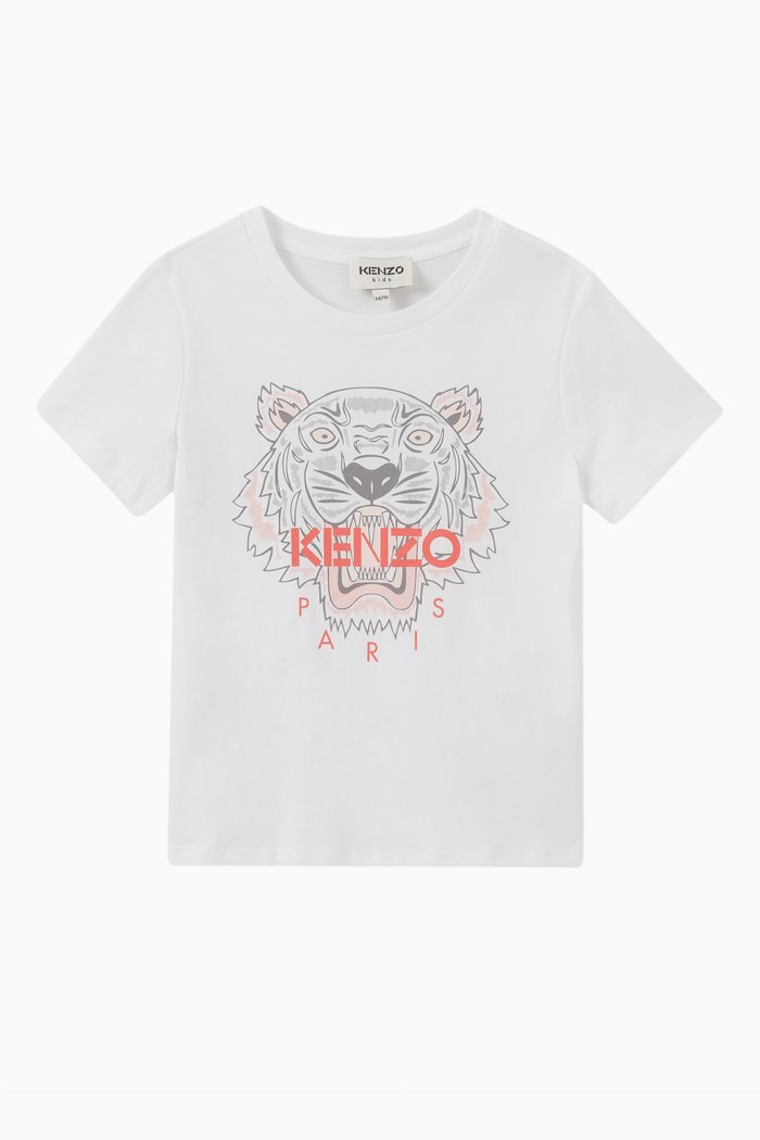

Tiger T-shirt in Cotton, White