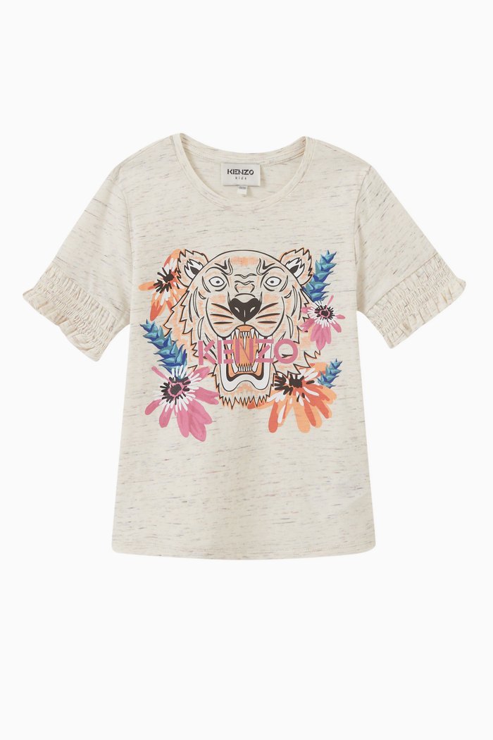 

Tiger T-shirt in Cotton, Neutral