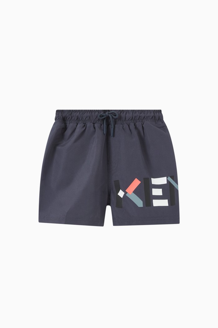 

Logo Swim Shorts, Grey