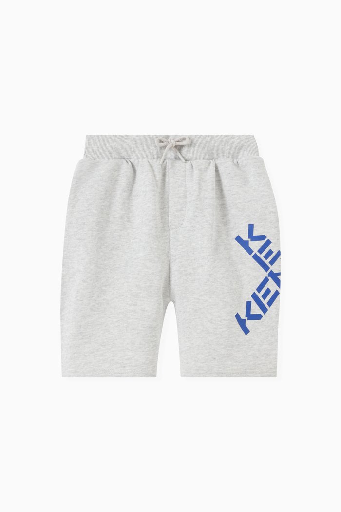 

Logo Shorts in Fleece, Grey