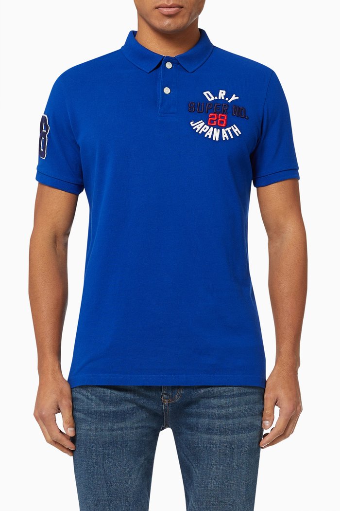 

Classic Superstate Polo in Cotton, Blue