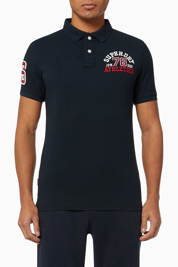 

Classic Superstate Polo in Cotton, Blue