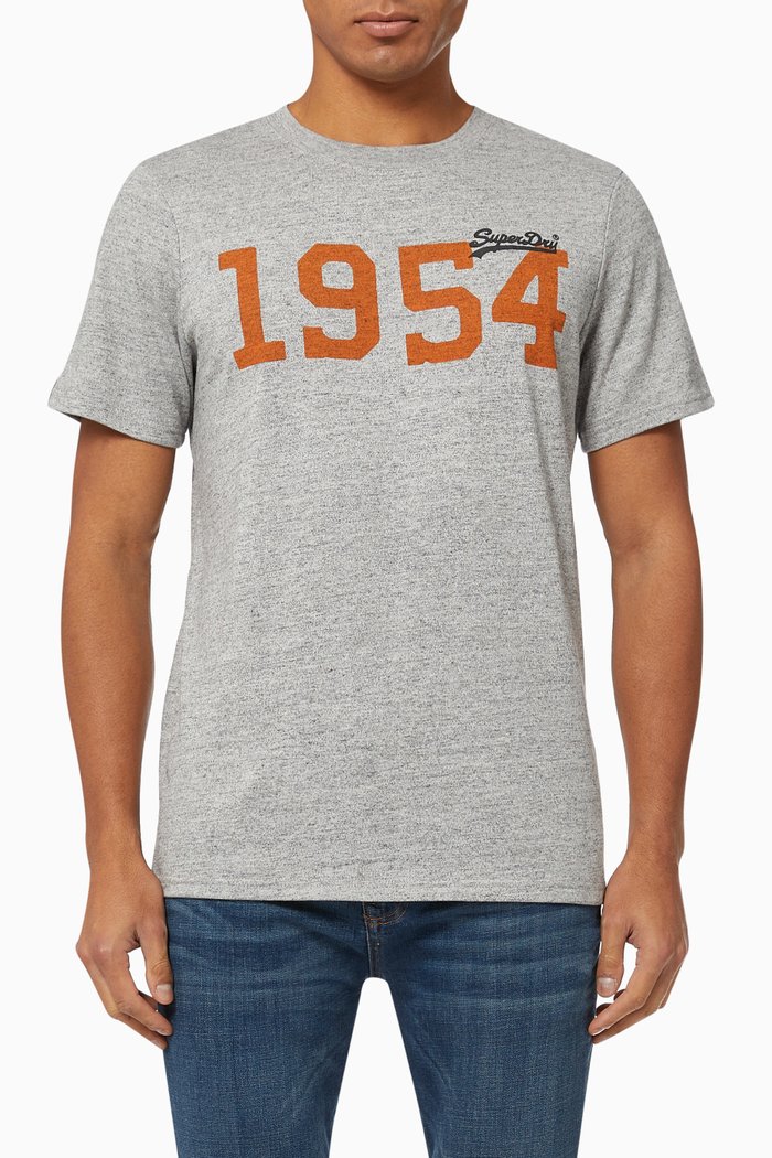 

Vintage Logo American Classic T-shirt in Cotton Blend, Grey