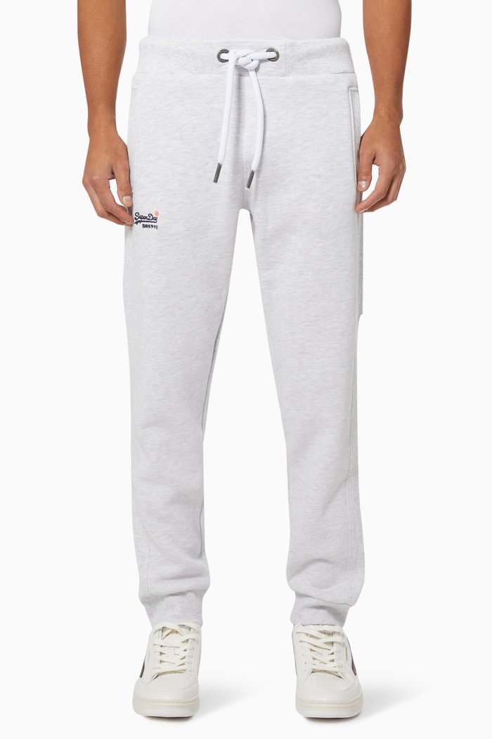 Jogger Pants in Cotton Jersey, White