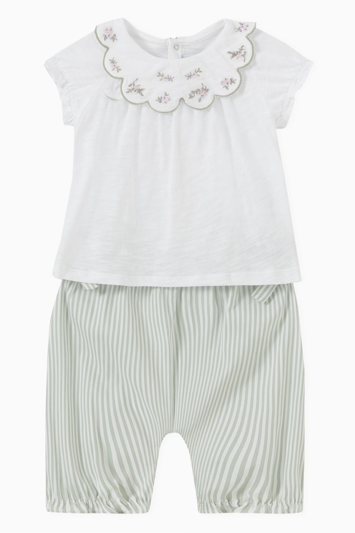 

Top & Shorts Set in Cotton, Multicolour