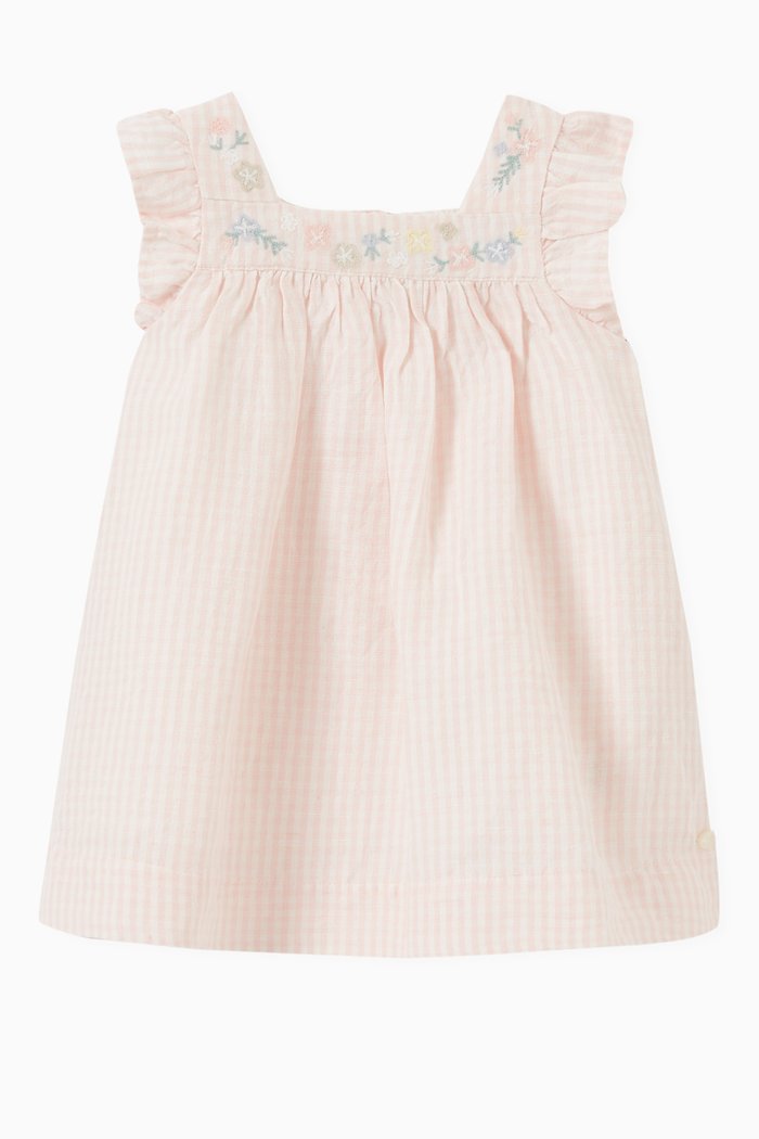 

Floral Bloomer Set in Cotton, White