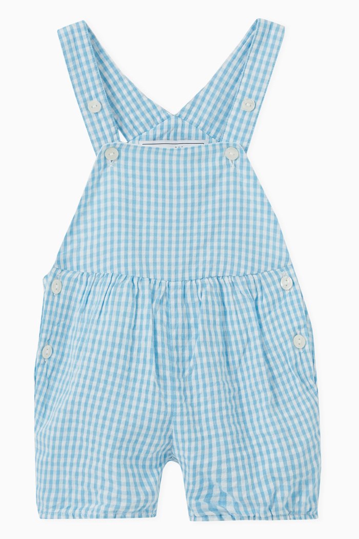 

Gingham Dungarees in Cotton, Multicolour