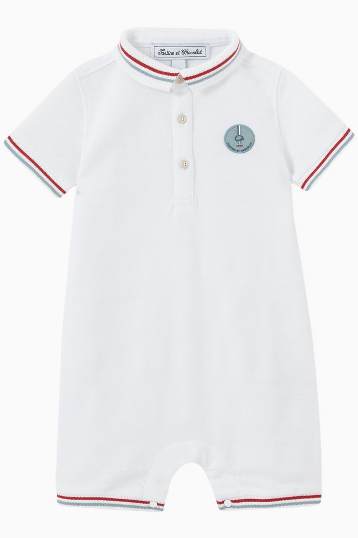 

Romper Suit in Cotton, White