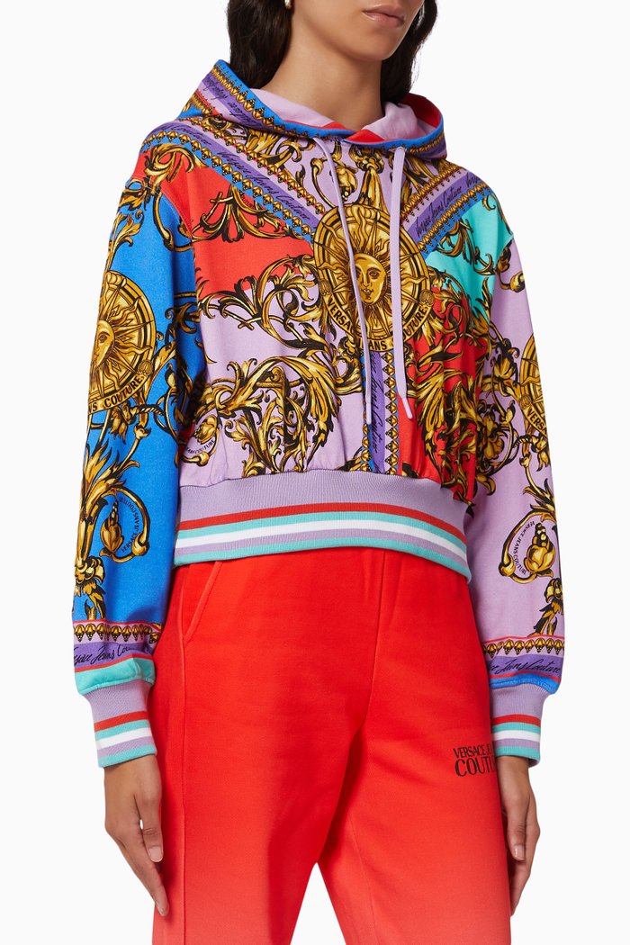 

Garland Sun Hoodie in Cotton, Multicolour