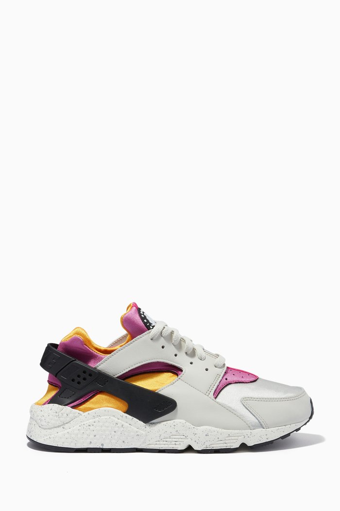 

Air Huarache Sneakers in Neoprene & Leather, Multicolour
