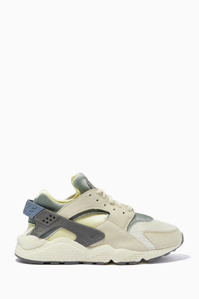 

Nike Air Huarache Sneakers in Suede & Neoprene, Multicolour