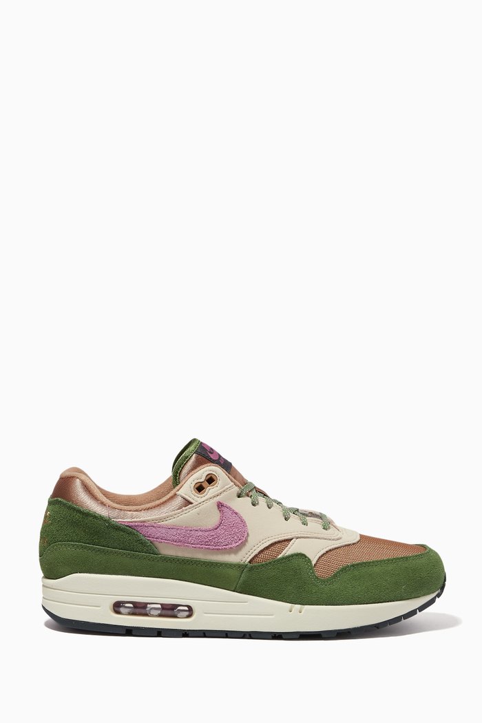 

Air Max 1 Sneakers in Suede, Multicolour