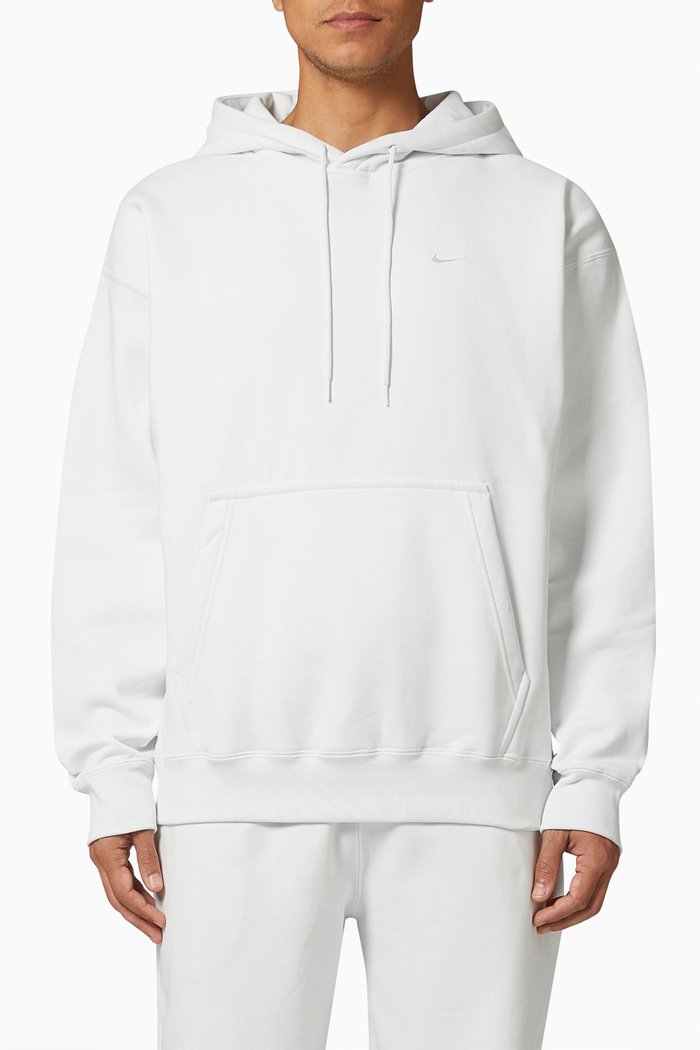 

NikeLab Hoodie in Fleece, White