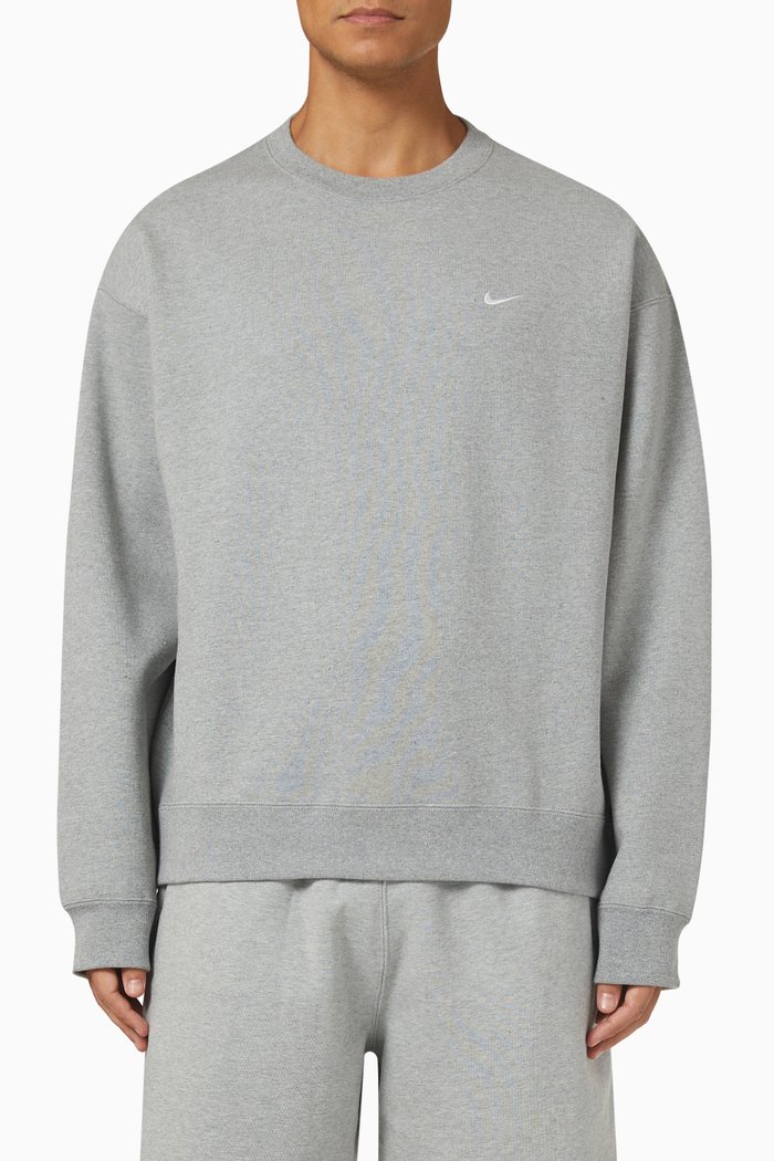 

NikeLab Sweatshirt in Fleece, Grey