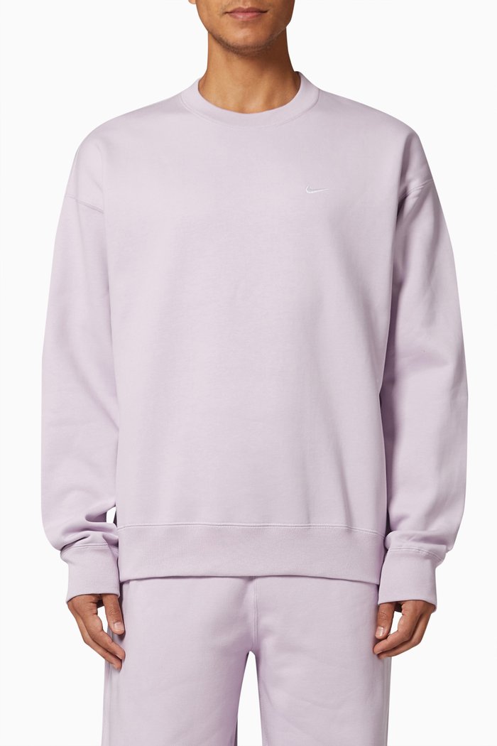 

NikeLab Sweatshirt in Fleece, White