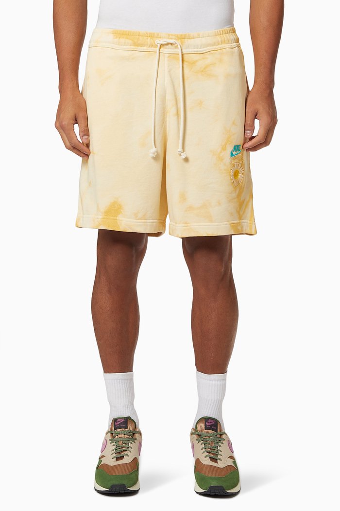 

Sportswear Tie Dye Shorts in French Terry, Neutral