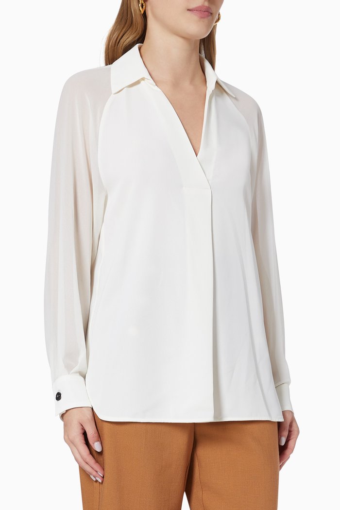 

Nitra ART.365 Blouse in Satin, Neutral