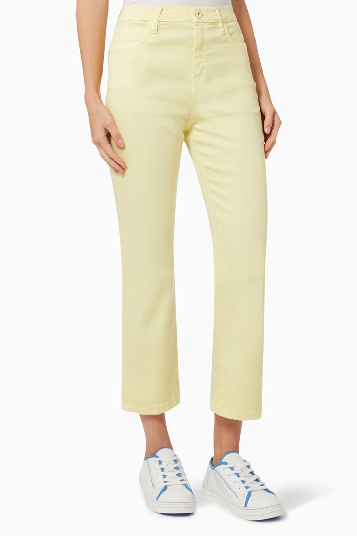 

Katai Monochrome Skinny Jeans in Denim, Yellow