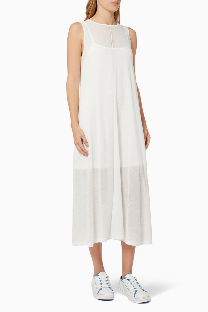 

Baschi Dress in Organic Cotton, Neutral