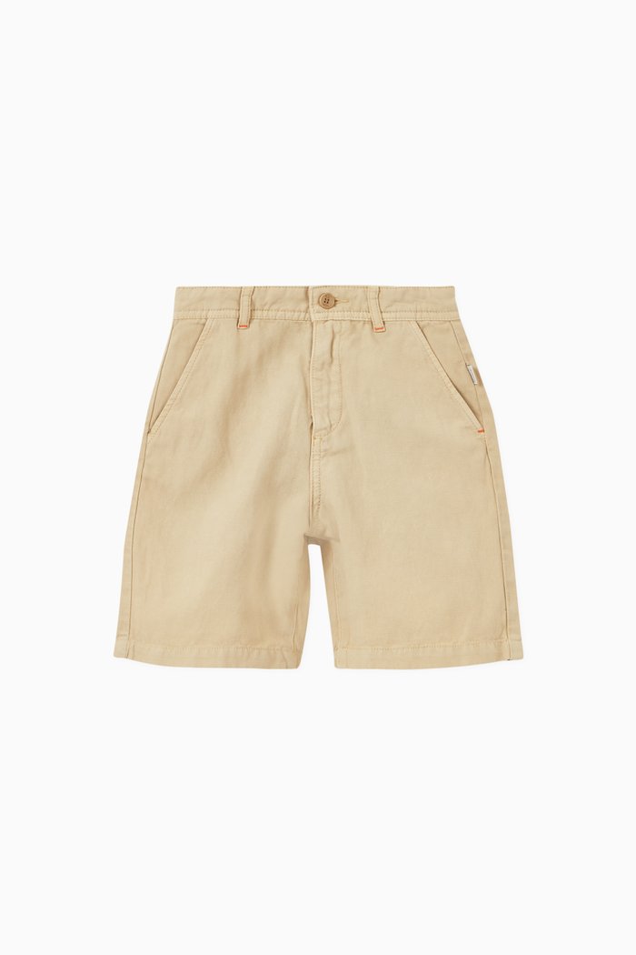 

Zebra Patch Chino Shorts, Neutral
