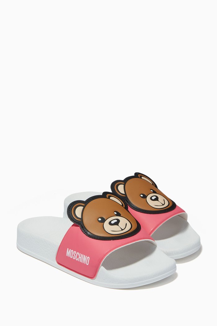 

Toy Bear Slides in Rubber, Pink