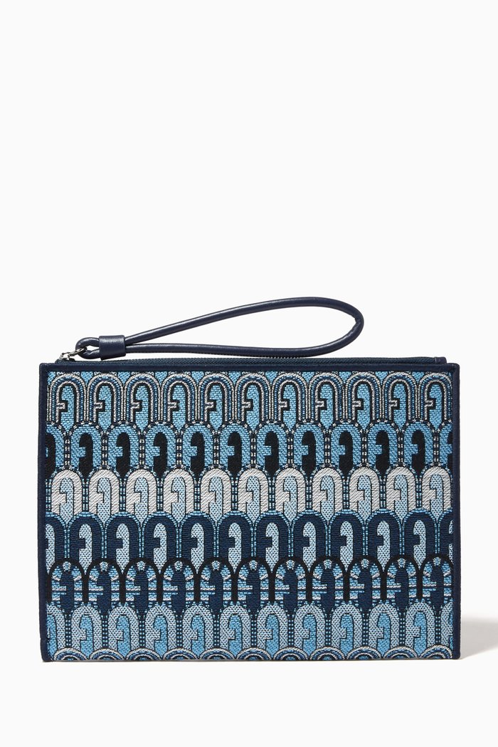 

Furla Opportunity Envelope in Fabric, Blue