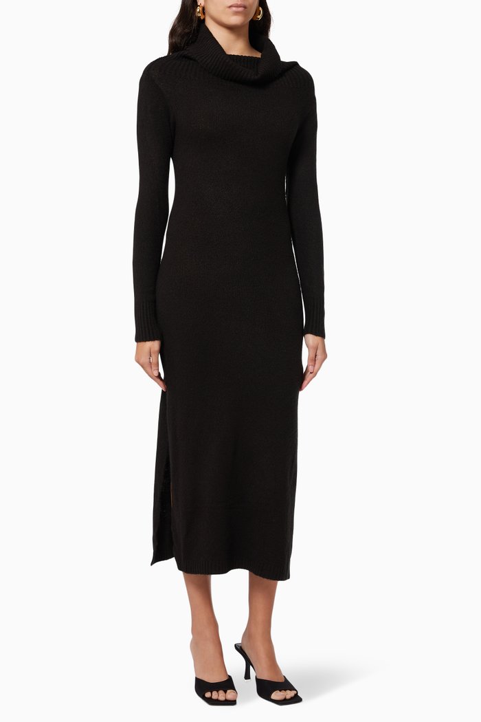 

El Hoceima Midi Dress, Black