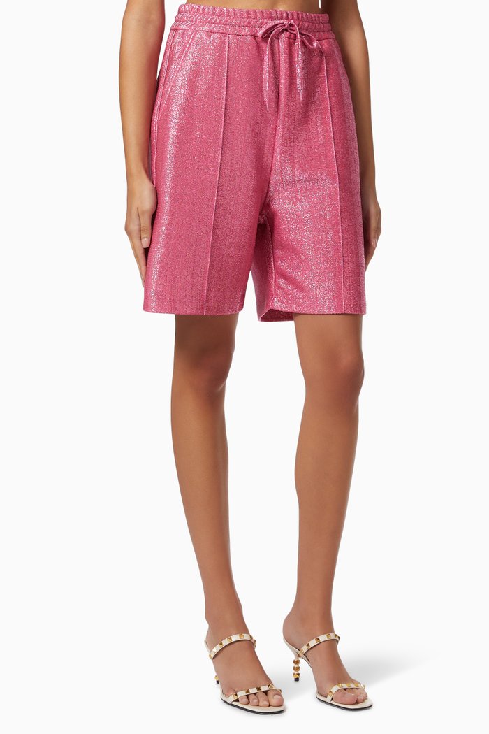 

Shorts in Lurex Jersey, Pink