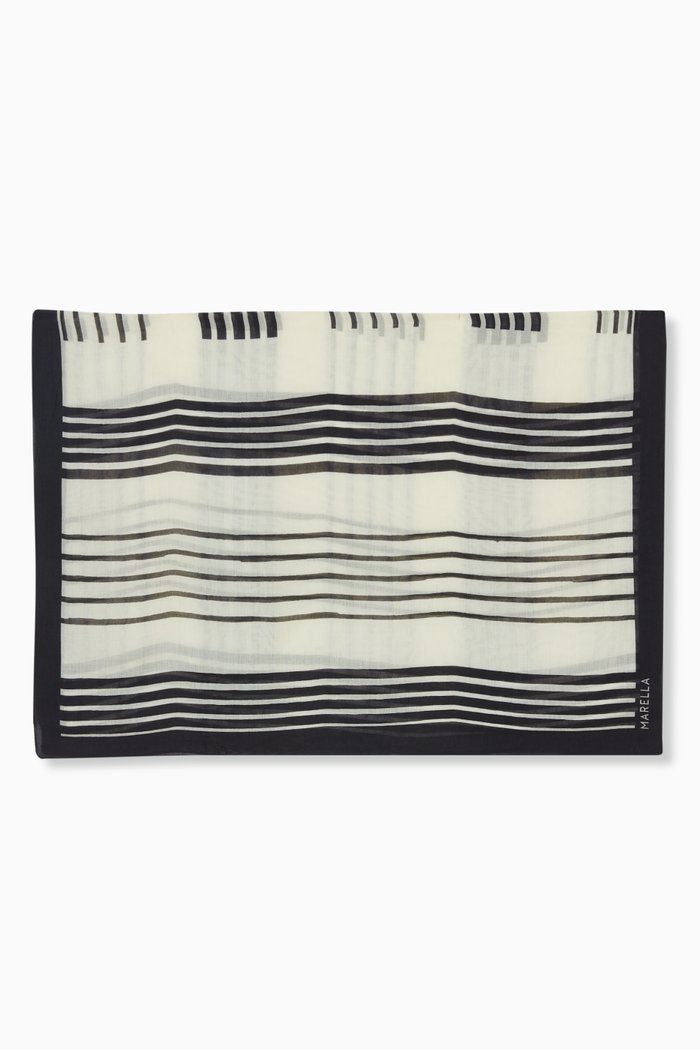 

Alcade Stole in Modal, White