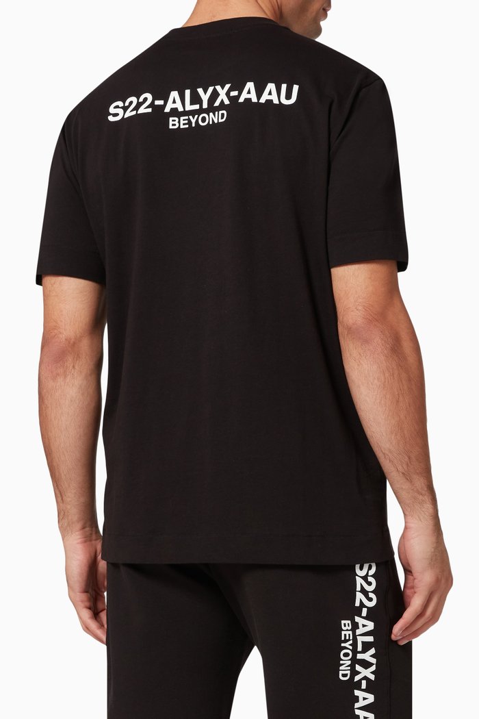 S22 Collection T-shirt in Cotton Jersey, Black