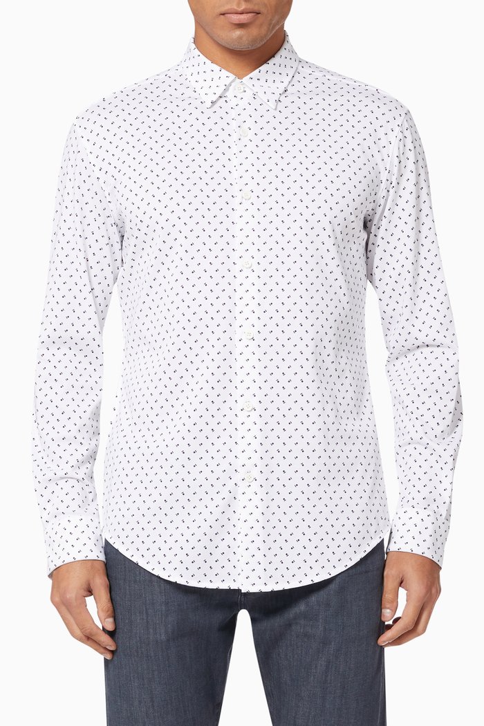 

Roan Shirt in Cotton Poplin, Blue